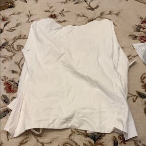 White Sleeveless Top Tie